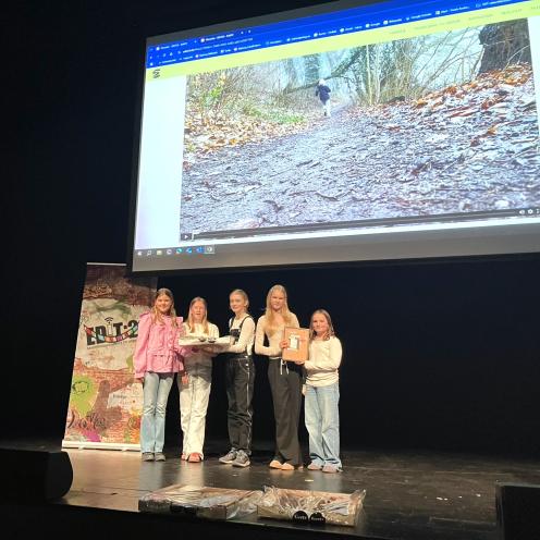 Vinderne for 6.-7. klasse: 6. klasse fra Nyborg Friskole.